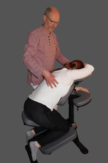 Shiatsu am Stuhl